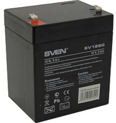 Sven SV1250 (12V 5Ah) батарея аккумуляторная