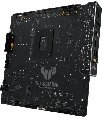 Материнская плата ASUS TUF GAMING B760M-BTF WIFI, LGA1700, B760, 4*DDR5, 4*SATA, 3*M.2, 5*USB 3.2, 4*USB 2.0, Type-C, 2*PCIx16, 1*PCIx1, DP+HDMI, mATX; 90MB1G50-M0EAY0