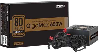 Блок питания Zalman ZM650-GVII 650W, 80Plus Bronze, {8}