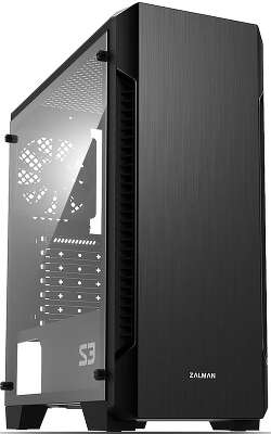 Корпус Zalman S3, черный, ATX, Без БП