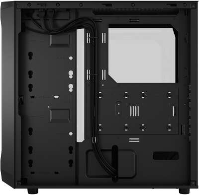 Корпус Fractal Design Focus 2 Black TG Clear Tint, черный, ATX, Без БП (FD-C-FOC2A-01)