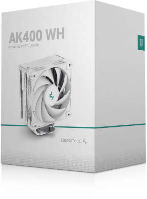 Устройство охлаждения(кулер) Deepcool AK400 WH Soc-AM5/AM4/1200/1700/1851 белый 4-pin 29dB Al+Cu 220W 661gr Ret (R-AK400-WHNNMN-G-1)