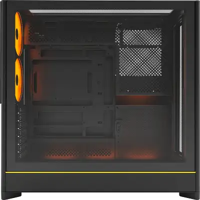 Корпус Montech HS01 PRO черный без БП ATX 5x120mm 2xUSB3.0 1xUSB3.1 audio