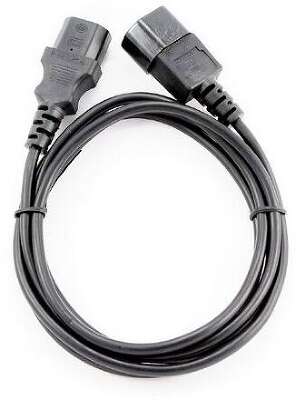 Кабель питания сист.блок-монитор Cablexpert PC-189-1-3M, 3м, C13-C14, Сечение провода 3x1кв.мм., черный, с заземлением {75}