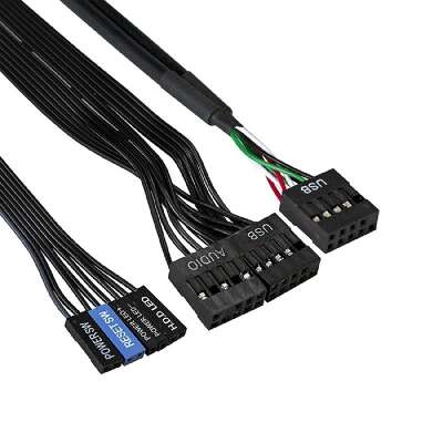 Exegate EX291141RUS Корпус Minitower ExeGate BAA-105-01AAA400 (mATX, БП AAA400 с вент. 8см, 4*USB, аудио, черный)