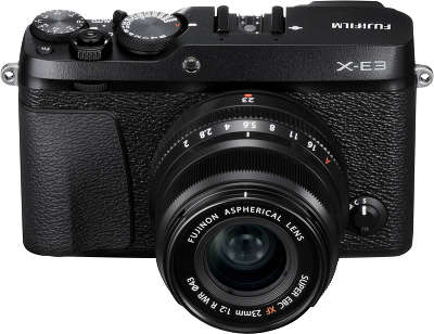 Цифровая фотокамера Fujifilm X-E3 Black kit (XF23 мм f/2.0 R WR)