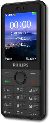 Мобильный телефон Philips E172 Xenium, Dual Sim, Black