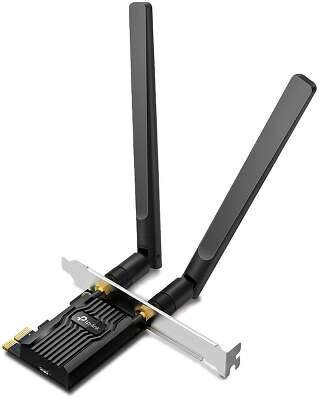 Сетевой адаптер Wi-Fi + Bluetooth TP-LINK Archer TX20E (AX1800, PCI Express, Bluetooth 5.2, 802.11a/b/g/n/ac/ax, 2.4/5ГГц) (Archer TX20E)