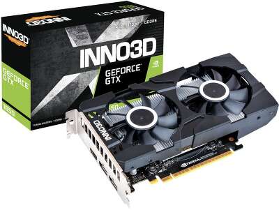 Видеокарта Inno3D NVIDIA nVidia GeForce GTX 1650 N16502-04D6X-1177VA25 4Gb DDR6 PCI-E HDMI, 2DP