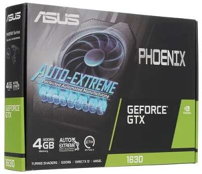 Видеокарта ASUS NVIDIA nVidia GeForce GTX 1630 PH-GTX1630-4G-EVO 4Gb DDR6 PCI-E DVI, HDMI, DP