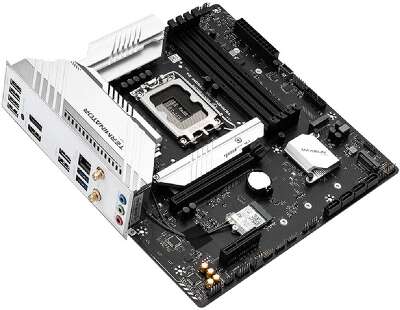 MAXSUN MS-Terminator B760M D4 WIFI V2 (Socket 1700, mATX, 4*DDR4(128Gb), DP/HDMI, 4*SATA3, 3*M.2, 1*PCIEx16/1*PCIEx4, 4*USB2.0, 2*USB 3.2, LAN 1*2,5 G, Bluetooth, Wi-Fi 802.11ax, RTL)
