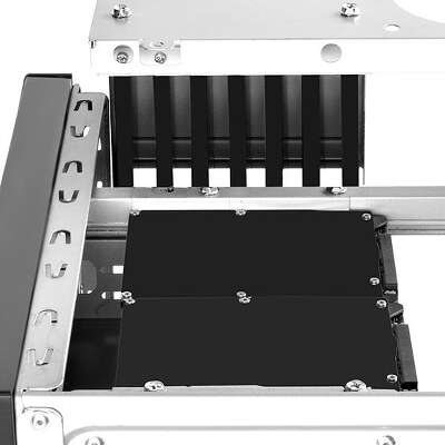 Корпус SilverStone SG12, черный, mATX, Без БП (SST-SG12B)