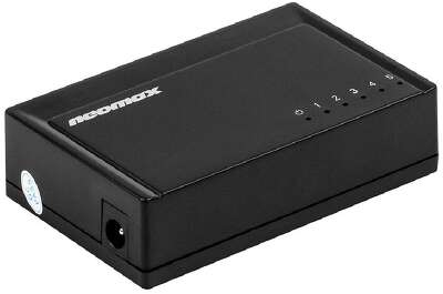 NEOMAX неуправляемый коммутатор NMS-105P-100-P, 5 портов 100 Mbps, пластик