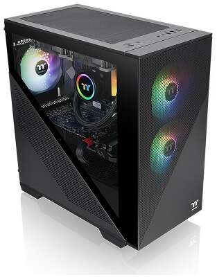Корпус MiniTower Thermaltake Divider 170 TG ARGB black (mATX, без БП, ARGB, 3xUSB Type-A) (CA-1S4-00S1WN-00)