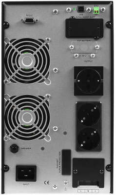ИБП POWERMAN Online 3000 plus, LCD, двойного преобразования, 3000ВА, 2700Вт, 2 евророзетки с резервным питанием, USB, RS232, слот SNMP, разъем EPO, внешний блок батарей (в комплект не входит), 191 х 460 х 337 мм., 11 кг./ UPS POWERMAN Online 3000 plus, LC
