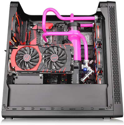 Корпус Thermaltake View 27 черный без БП ATX 5x120mm 1xUSB2.0 1xUSB3.0