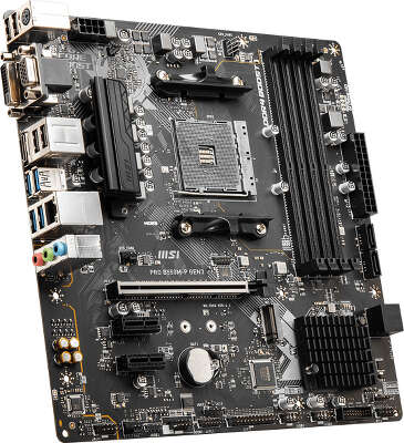 Материнская плата mATX LGAAM4 MSI PRO B550M-P GEN3
