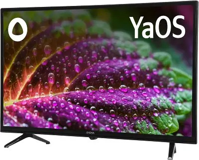 Телевизор LED Digma 32" DM-LED32SBB35 Яндекс.ТВ Slim Design черный/черный FULL HD 60Hz DVB-T DVB-T2 DVB-C DVB-S DVB-S2 USB WiFi Smart TV