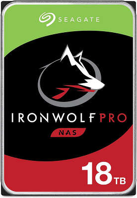 Жесткий диск SATA3 18Tb [ST18000NE000] (HDD) Seagate Ironwolf Pro, 7200rpm, 256Mb