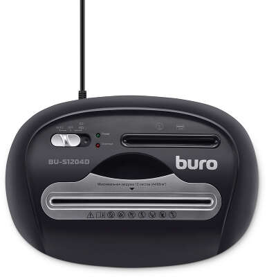 Шредер Buro Office BU-S1204D (секр.P-4) фрагменты 12лист. 21лтр. пл.карты CD