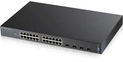 Коммутатор ZyXEL XGS2210-28, управляемый, 24x1 Гбит/с,SFP 4x10 Гбит/с, установка в стойку