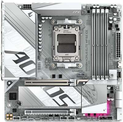 Материнская плата Gigabyte B850M AORUS ELITE WIFI6E ICE, RTL