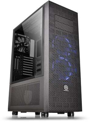 Корпус Thermaltake Core X71 Tempered Glass Edition, Window, черный, ATX, без БП (CA-1F8-00M1WN-02)