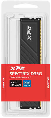 Модуль памяти DDR4 DIMM 8Gb DDR3600 ADATA XPG Spectrix D35G RGB (AX4U36008G18I-SBKD35G)