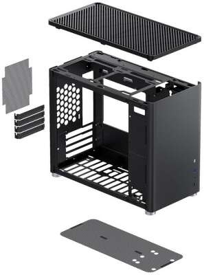 Корпус JONSBO D30, черный, mATX (D30 Black)