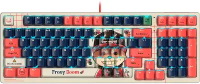 Клавиатура A4Tech Bloody AT98 Proxy Boom механическая бежевый/красный USB for gamer LED (AT98)