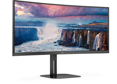 Монитор 34" AOC CU34V5C VA 3440x1440 HDMI, DP, USB Type-C USB-Hub
