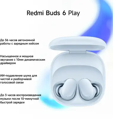 Беспроводные наушники Redmi Buds 6 Play синий