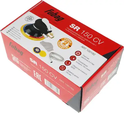 Шлифмашина орбитальная Fubag SR150CV 140л/мин d=150мм