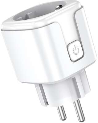 Умная розетка SmartiNext WiFi, белая SN-SP20AW 2.4 Ггц, Bluethooth, Сила тока: 20A, Пиковая нагрузка: 4400 Вт, Мониторинг энергопотребления: Да, Приложение: Smart Live, Поддержка: Алиса, Маруся, Google Assistant, Amazon Alexa, Таймер: Да, Общий доступ: Да