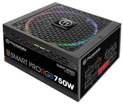 Блок питания Thermaltake Smart Pro RGB 750 SPR-750AH3FSB-R (PS-SPR-0750FPCBEU-R) 750W, 80 Plus Bronze, полностью модульный