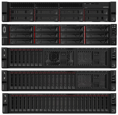 Сервер Lenovo ThinkSystem SR655 Rack 2U,1xEPYC 7702P 64C (2.0GHz/200W),16xDIMM DDR4 UP to 2TB,16xSFF SAS/SATA,2x25GbE SFP28,1x1100W,2x2.8m p/c, 7Z01S60900