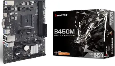 Материнская плата mATX LGAAM4 Biostar B450MHP