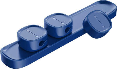 Держатель для проводов Baseus Peas Cable Clip, Blue [ACWDJ-03]