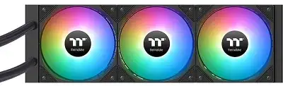 Система водяного охлаждения Thermaltake LA360-S ARGB Soc-AM5/AM4/1200/1700/1851 черный 4-pin 38.35dB Al LCD 360W Ret (CL-W462-PL12SW-A)