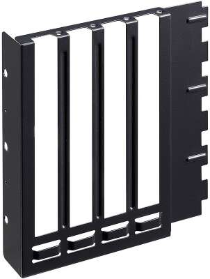 Корпус XPG STARKER BLACK (STARKER-BKCWW) (Midi-Tower, черный, TG, 120mm ARGB fan + 120mm fan)
