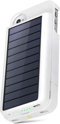 Аккумулятор-чехол с солнечной батареей Eton Mobius для iPhone 4/4S, белый [NSP300W]