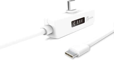 Кабель j5create USB-C to USB-C Dynamic Power Meter Charging Cable, 100W, 1.2 м [JUCP15]