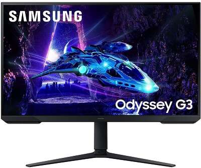 Монитор 32" SAMSUNG S32DG300EI Odyssey G3 G30D FHD Black (VA, 1920x1080, HDMI+DP, 1 ms, 178°/178°, 250 cd/m, 3000:1, 180Hz, Pivot)
