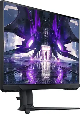 Монитор Samsung 27" Odyssey G3 S27AG320NI черный VA LED 1ms 16:9 HDMI полуматовая HAS Piv 3000:1 250cd 178гр/178гр 1920x1080 165Hz FreeSync Premium DP 4.8кг