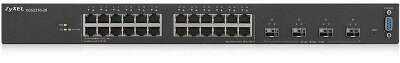 Коммутатор ZyXEL XGS2210-28, управляемый, 24x1 Гбит/с,SFP 4x10 Гбит/с, установка в стойку