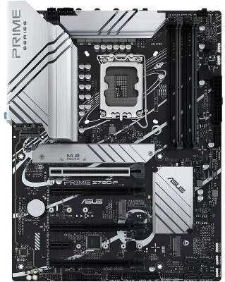ASUS PRIME Z790-P (Socket 1700, ATX, 4xDDR5(192GB), DP/HDMI, 1xPCIe 5.0x16/3xPCIe 4.0x16/1xPCIe 3.0, 1xLAN (2.5GbE), 4xSATA 6Gb/s, 3xM.2, 1xM.2 E key, 1xType-C, 3xUSB 3.2, 4xUSB 2.0, 1xPS/2)