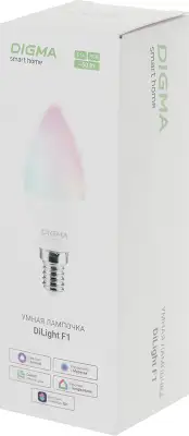 Умная лампа Digma DiLight F1 E14 5Вт 470lm Wi-Fi (DLF1E14)