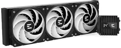 Система водяного охлаждения Zalman Alpha2 A36 ARGB Soc-AM5/AM4/1151/1200/2066/2011/1700 черный 4-pin 29.7dB Al LCD 350W Ret (ALPHA2 A36 BLACK)
