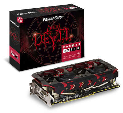 Видеокарта PowerColor AMD Radeon RX 590 AXRX 8Gb DDR5 PCI-E DVI, HDMI, 3DP