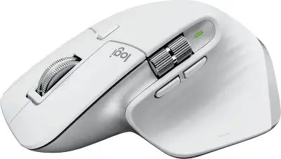 Мышь Logitech MX Master 3S светло-серый оптическая 8000dpi беспров. BT/Radio USB 5but (910-006566)